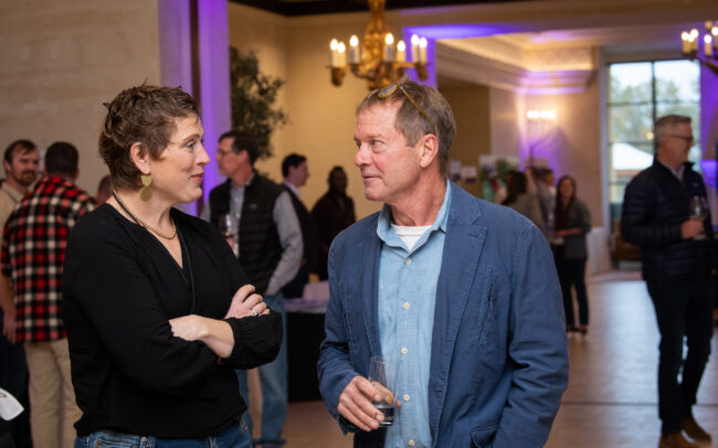 guests at the auction